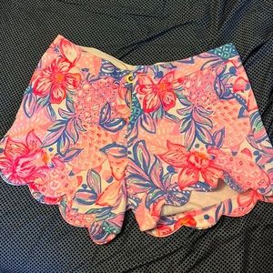 Lilly Pulitzer Scalloped Shorts